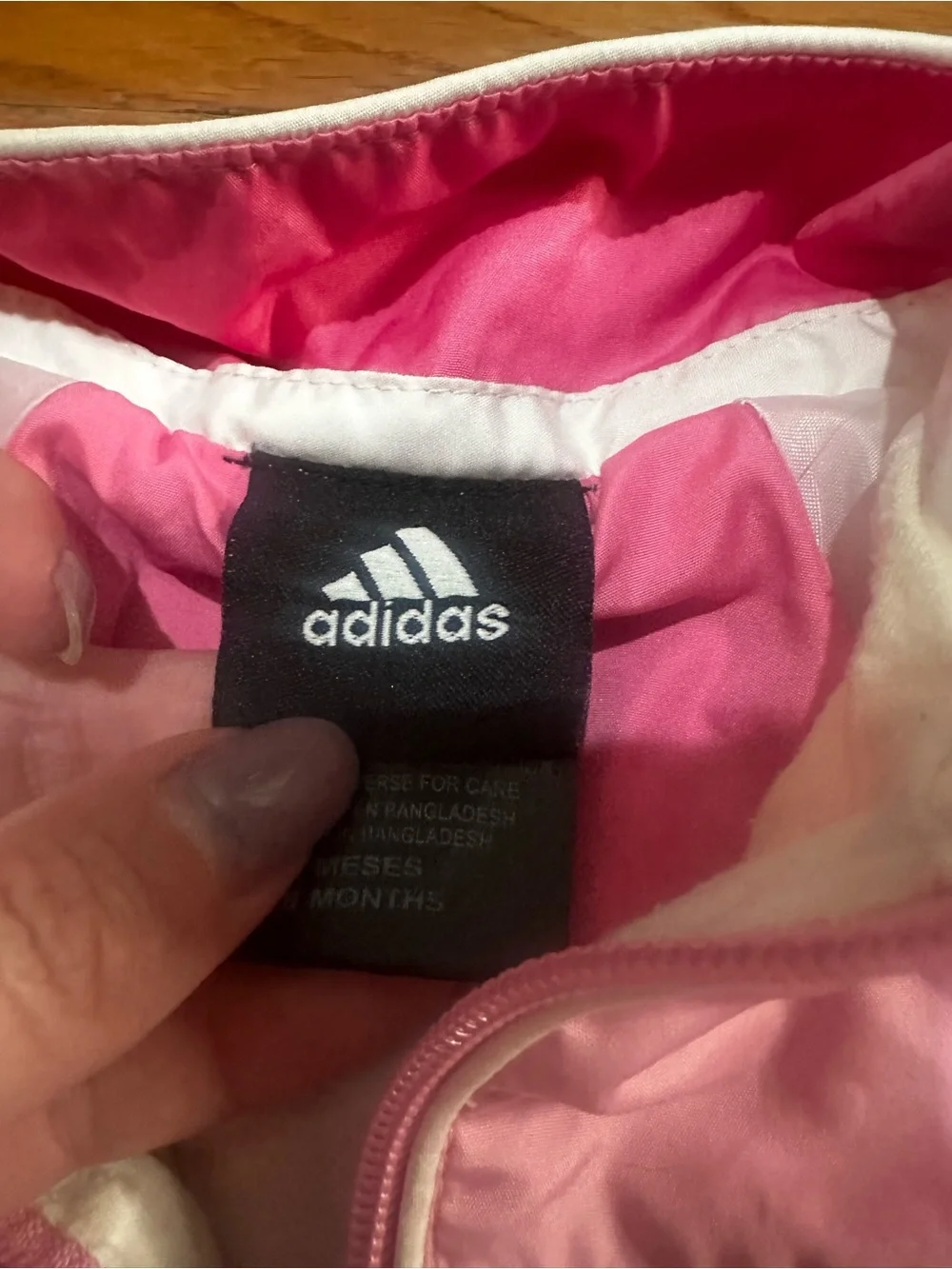 Adidas Pink Boston Celtics Baby Girl Full Zip Jacket NBA 18 Months